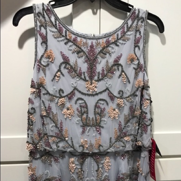 NWT!! Adrianna Papell beaded dress- STUNNING - Picture 4 of 8